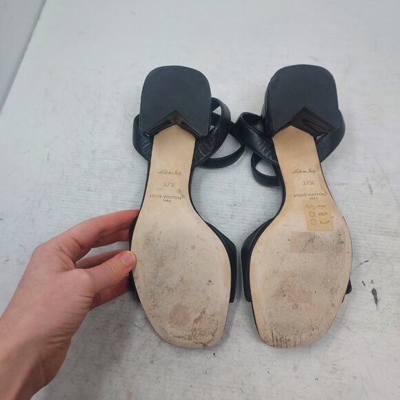Louis Vuitton Black LV Shake Strappy Sandal - Picture 2 of 12